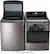 Alt View 13. LG - 5.7 Cu. Ft. 14-Cycle High-Efficiency Top-Loading Washer with Steam - Graphite Steel.