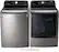 Alt View 16. LG - 5.7 Cu. Ft. 14-Cycle High-Efficiency Top-Loading Washer with Steam - Graphite Steel.