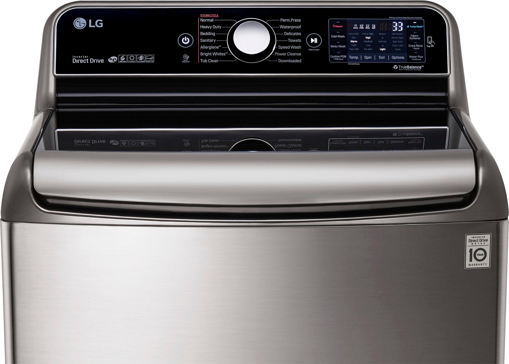 LG 5.7 Cu. Ft. 14Cycle HighEfficiency TopLoading Washer with Steam
