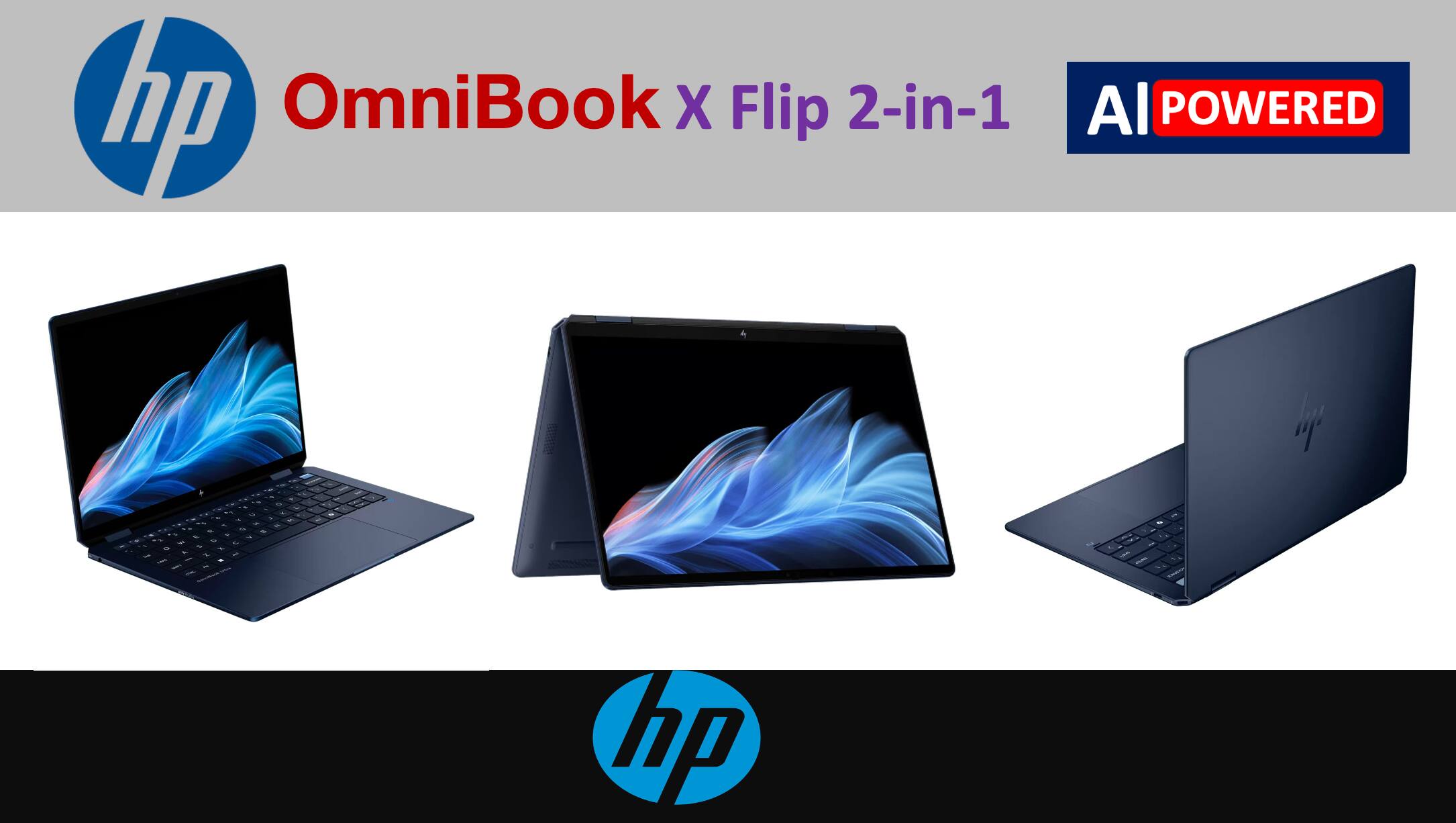 hp OmniBook x Flip 2-in-1 AI POWERED