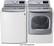 Alt View 13. LG - 5.7 Cu. Ft. High-Efficiency Top-Load Washer with Steam and TurboWash Technology - White.