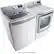 Alt View 15. LG - 5.7 Cu. Ft. High-Efficiency Top-Load Washer with Steam and TurboWash Technology - White.
