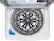 Alt View 2. LG - 5.7 Cu. Ft. High-Efficiency Top-Load Washer with Steam and TurboWash Technology - White.