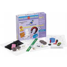 The Young Scientists Club - Young Scientist Series - Set 1: Recycling (Kit 1) - Scientific Measurements (Kit 2) - Magnets (Kit 3)