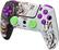 Angle. Custom Controllerzz - Custom Wireless Controller for PS5 - Jokester & Purple Chrome Inserts.