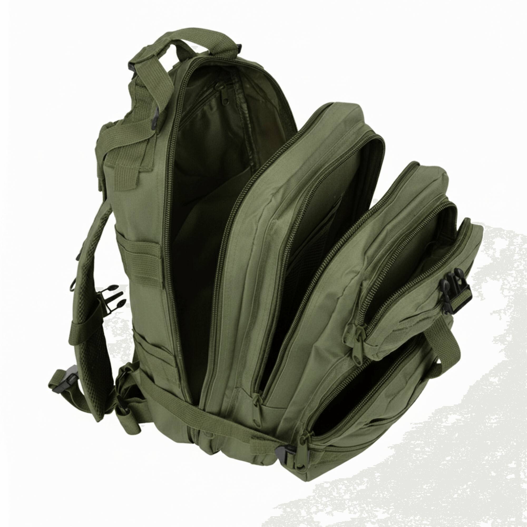 Alt View 5. XGear Tactical - Small 30L Tactical Backpack Survival Bag - Army Green.