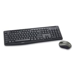 Verbatim - 99779 2.4 Ghz Frequency/32.8 ft. Wireless Range Silent Wireless Mouse and Keyboard - Black