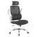 Angle. OSP Home Furnishings - Mesh Back Manager’s Chair with Flip Arms and 2-Way Adjustable Headrest - Black/White.