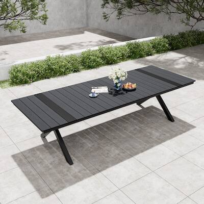Large Black Outdoor Table