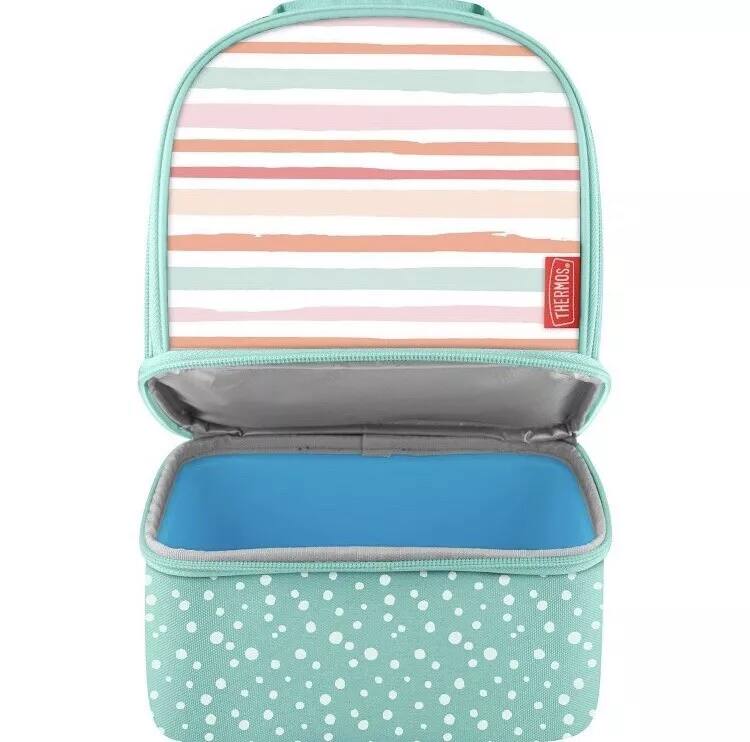 Alt View 2. Thermos - Thermos Kid's Dual Compartment Soft Lunch Box - Pastel Delight - Pastel.