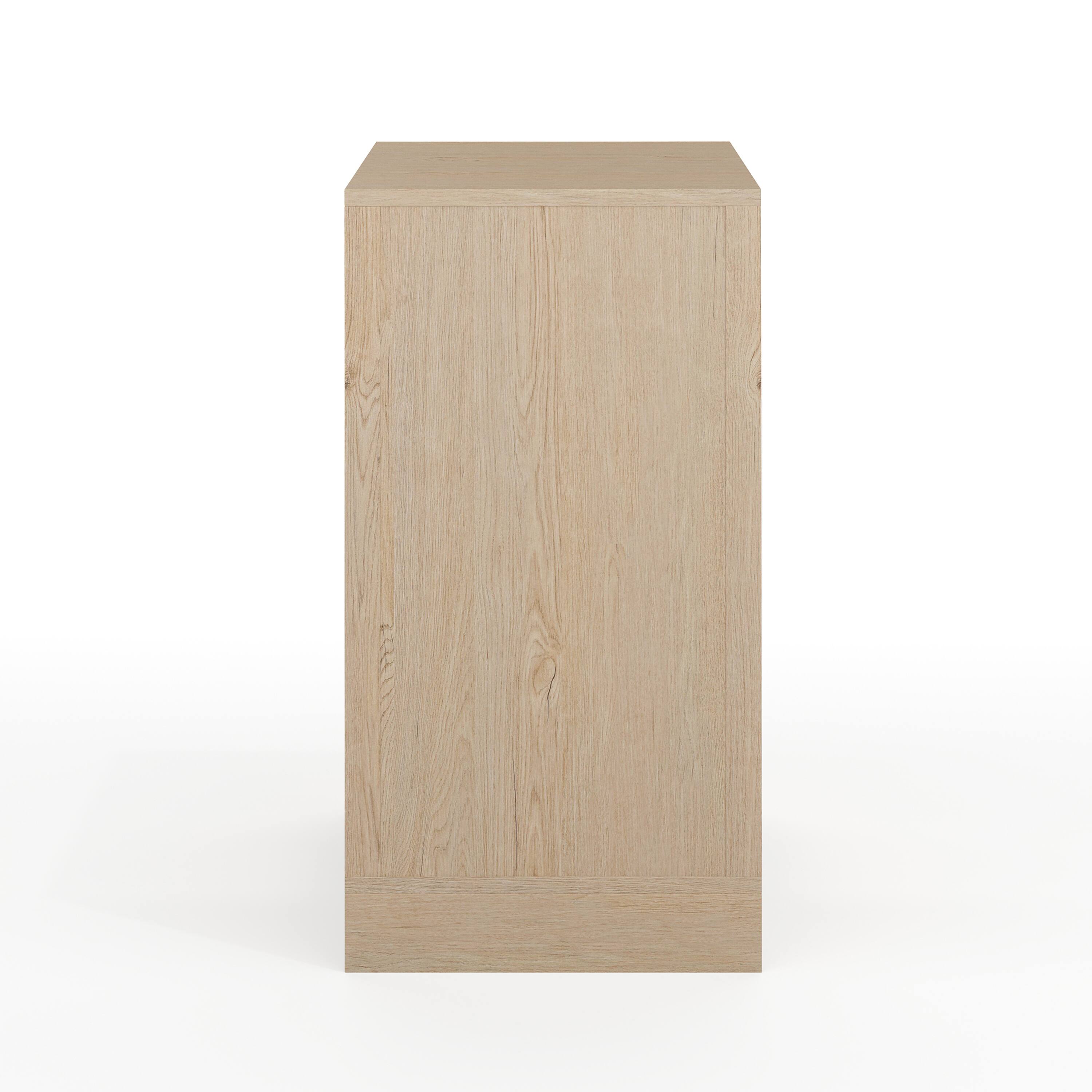 Alt View 7. Martha Stewart - Kayden Home Office Modular 2 Tier Open Bookshelf - Light Natural.