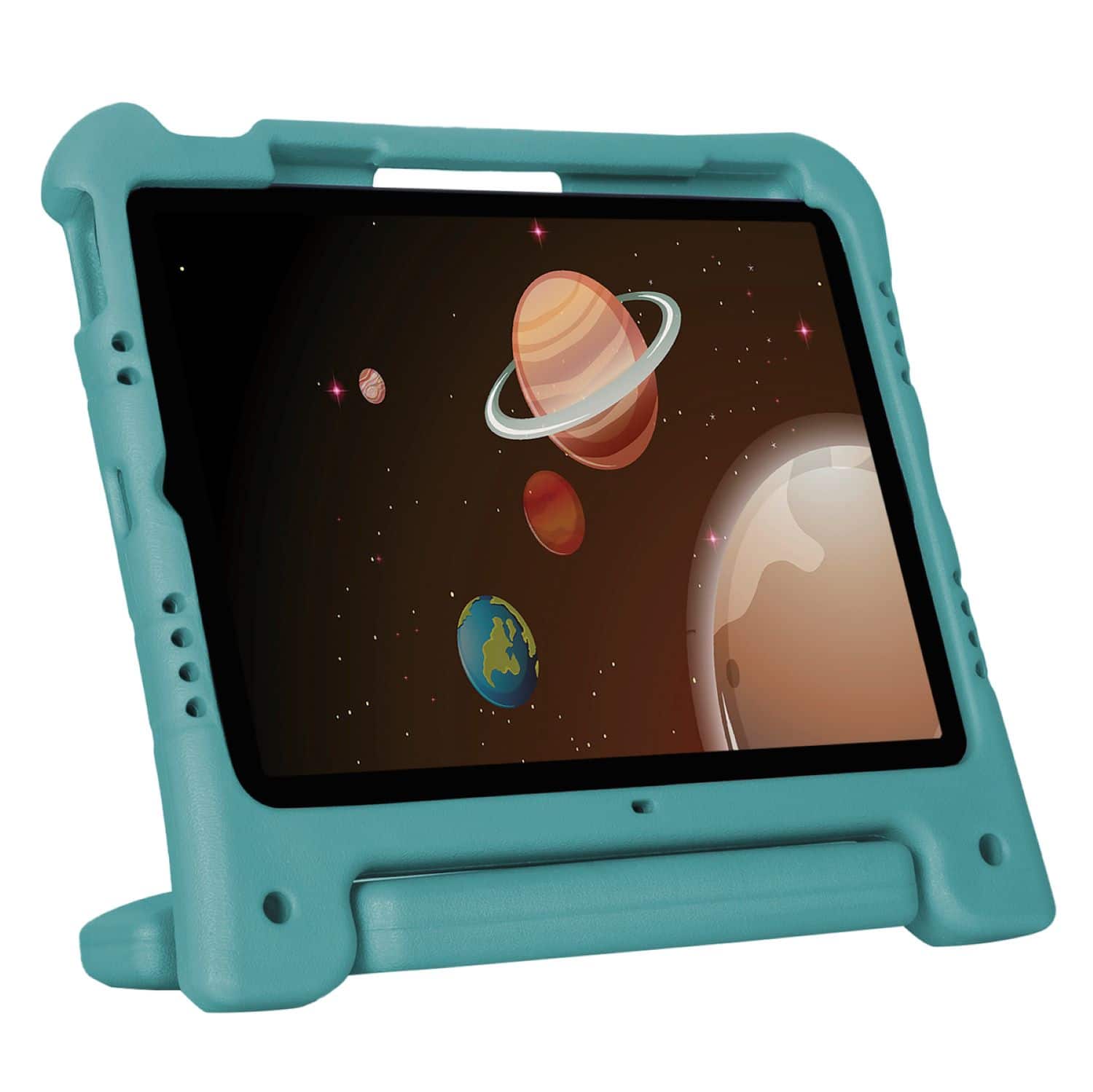 Alt View 16. Targus - Kid’s Case for iPad 11"(A16), iPad Air 11"(M3/M2), iPad 10.9"(10), iPad Air 10.9" (5/4), iPad Pro 11"(4/3/2/1) - Teal.