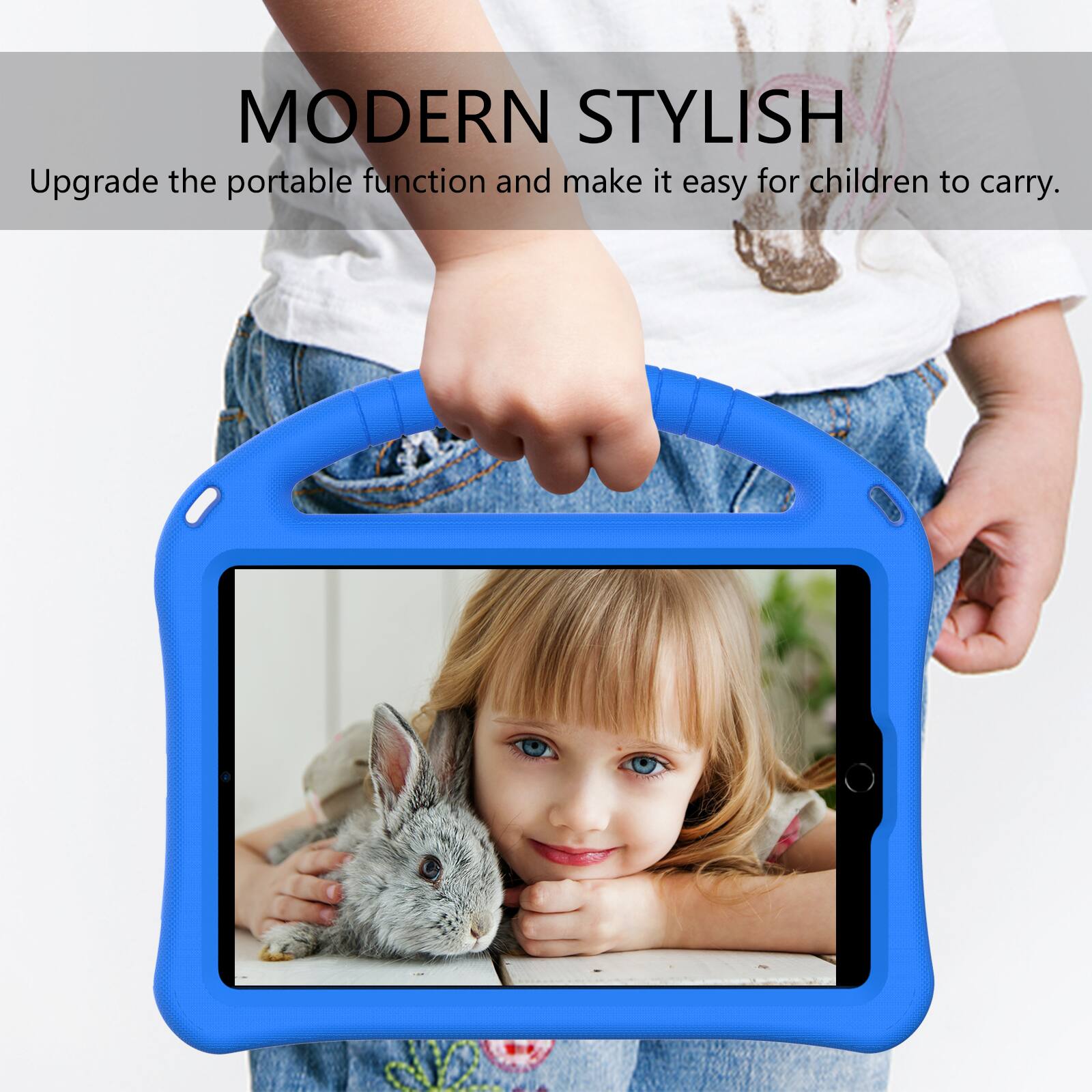 MODERN STYLISH  
Upgrade the portable function and make it easy for children to carry.