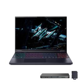 Acer - Predator Helios Neo 16 AI 16" Gaming Laptop,Ultra 9 275HX,64GB RAM,4TB SSD+1TB Dock Set,RTX 5070Ti,Win11 - Black