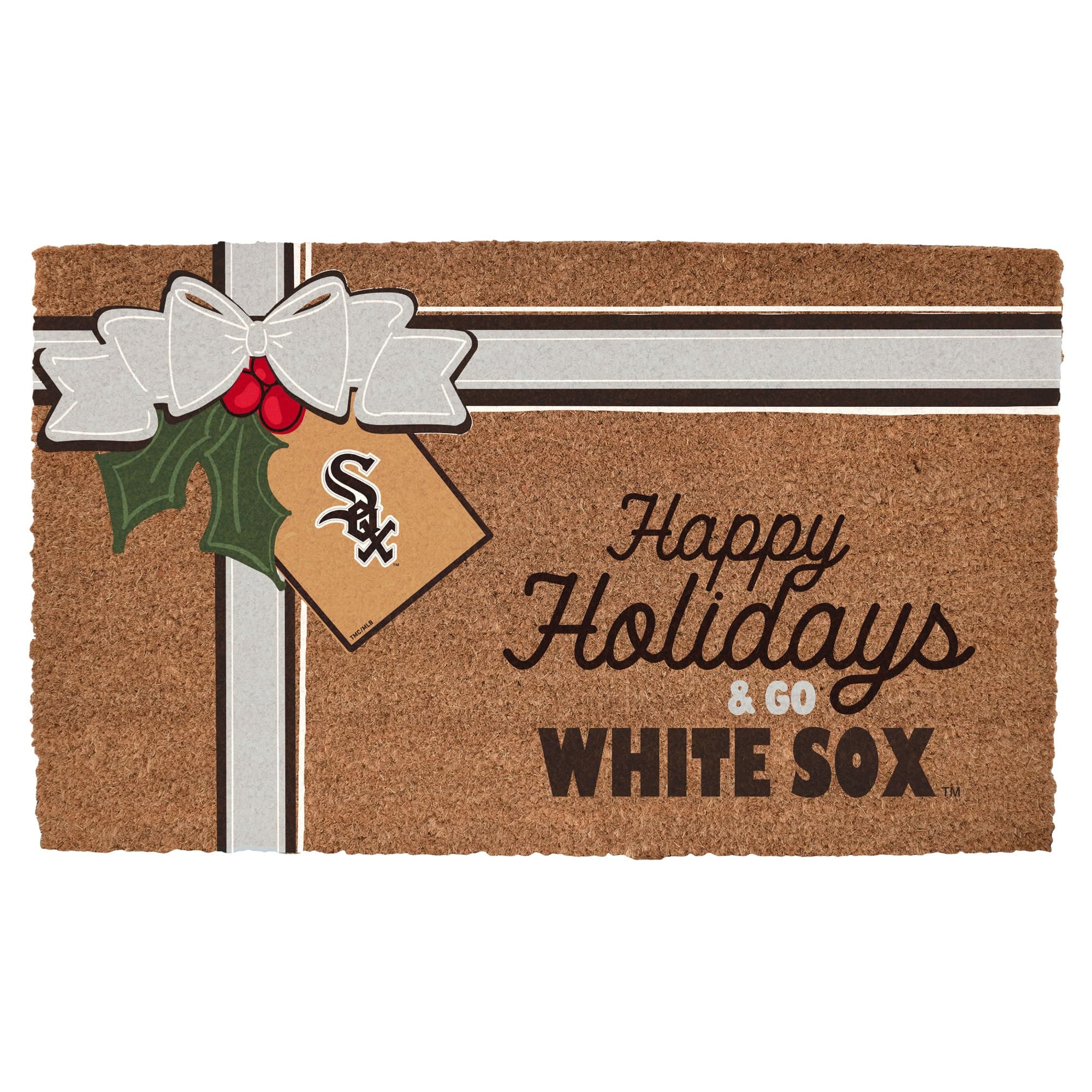"The Memory Company - Chicago White Sox 20"" x 30"" Holiday Gift Wrap Coir Door Mat - Multicolor" price history on PriceWatchPro