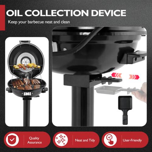 OIL COLLECTION DEVICE  
Keep your barbecue neat and clean  

Quality Assurance  
Neat and Tidy  
User-Friendly