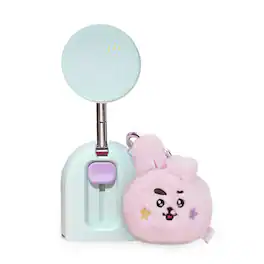 iOttie - with BT21 Treker Magnetic Travel Phone Mount with Carabiner (COOKY) - MagSafe Stand for Travel - Mint