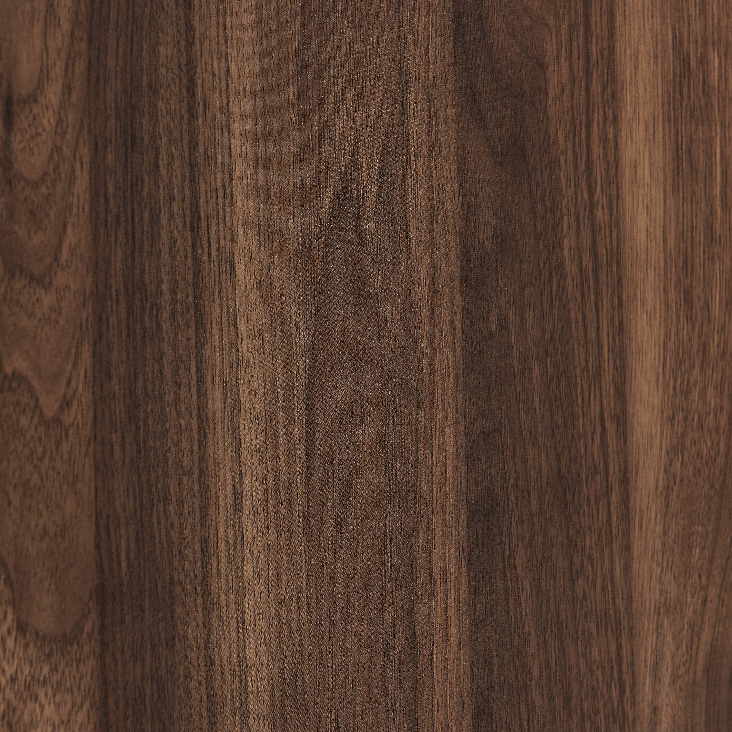 Alt View 10. Danya B - Paxton Raised Lip Edge Side Table - Round - Walnut - Walnut, Black.