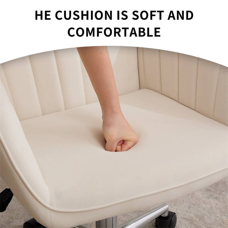 HE CUSHION IS SOFT AND COMFORTABLE