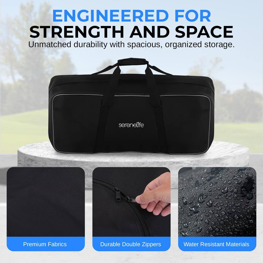 ENGINEERED FOR STRENGTH AND SPACE  
Unmatched durability with spacious, organized storage.

Premium Fabrics  
Durable Double Zippers  
Water Resistant Materials