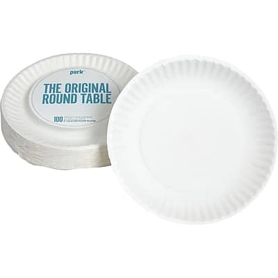"Perk - Economy Paper Plates, 9"", 100/Pack - White" price history on PriceWatchPro