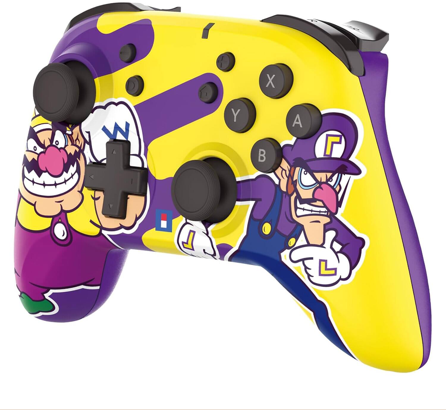 Alt View 4. Hori - Wireless Controller - HORI-Pad - Wario & Waluigi:  Officially Licensed by - Multicolor.