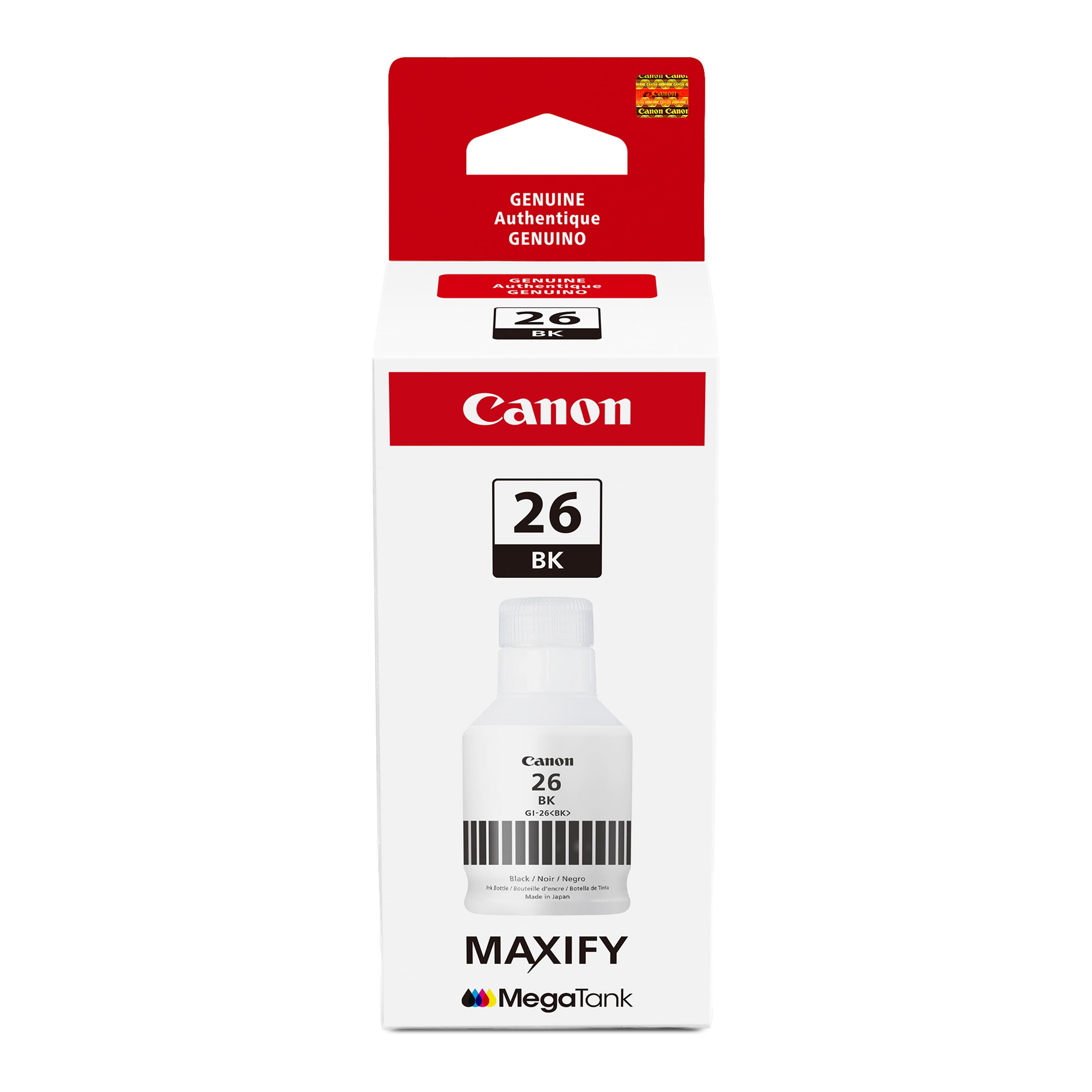 Canon - MegaTank GI-26 Ink Bottle - Pigment Black