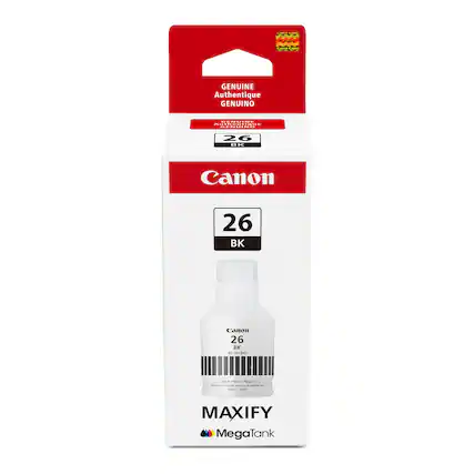 Genuine Authentique Genuino
Canon 26 BK
MAXIFY MegaTank