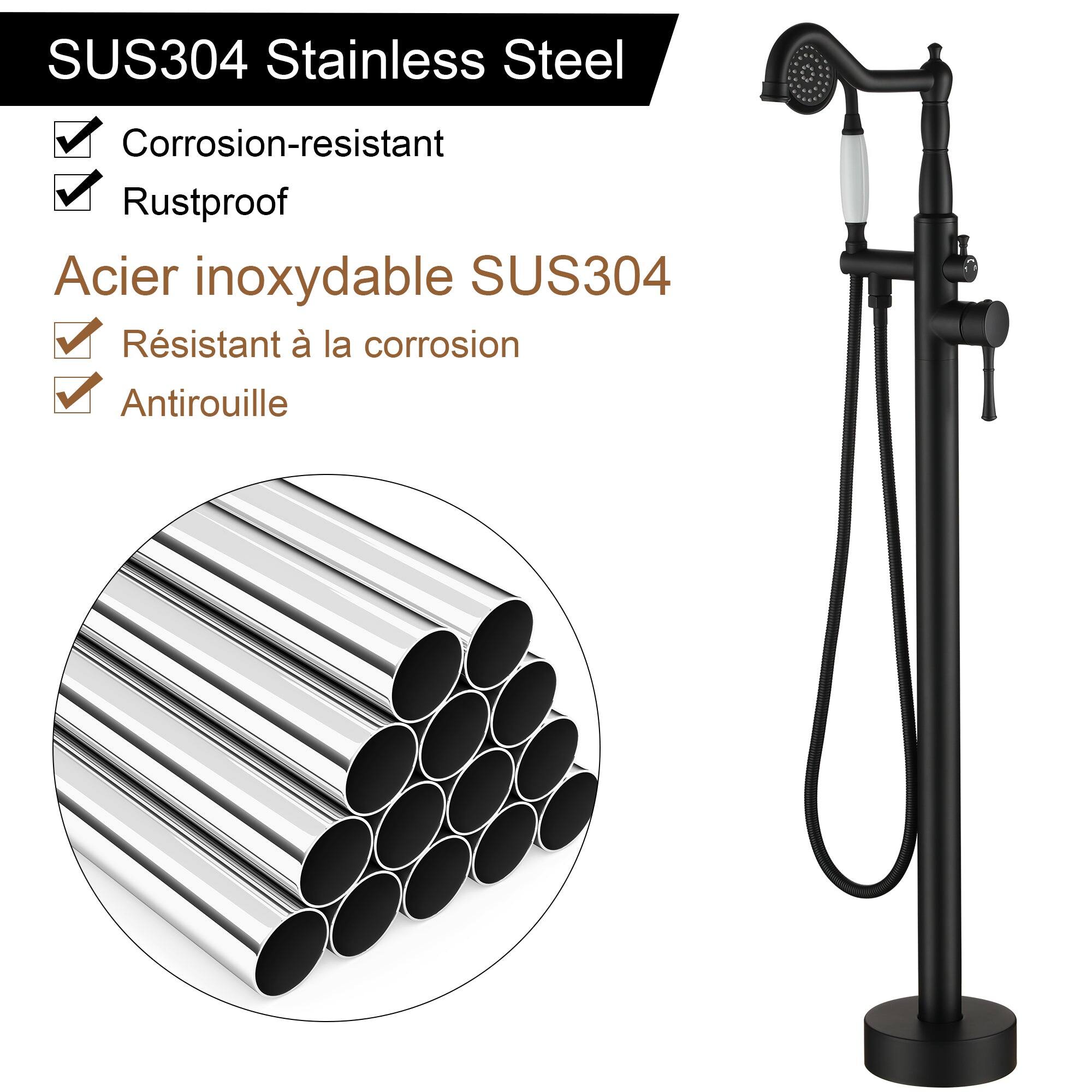 SUS304 Stainless Steel, Corrosion-resistant, Rustproof, Acier inoxydable SUS304, Résistant à la corrosion, Antirouille