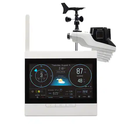 Front. AcuRite - Atlas Weather Station - White/Black.