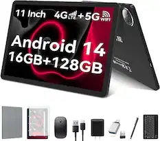 11 Inch 4G + LTE + 5G WIFI Android 14 16GB+128GB