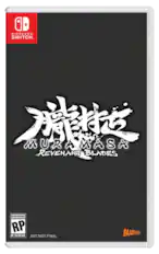Nintendo Switch. Muramasa: Revenant Blades. Rating Pending RP ESRB. Art Not Final. Marvelous