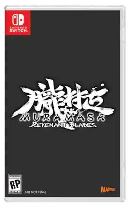 Nintendo Switch. Muramasa: Revenant Blades. Rating Pending RP ESRB. Art Not Final. Marvelous - RP (Rating Pending)