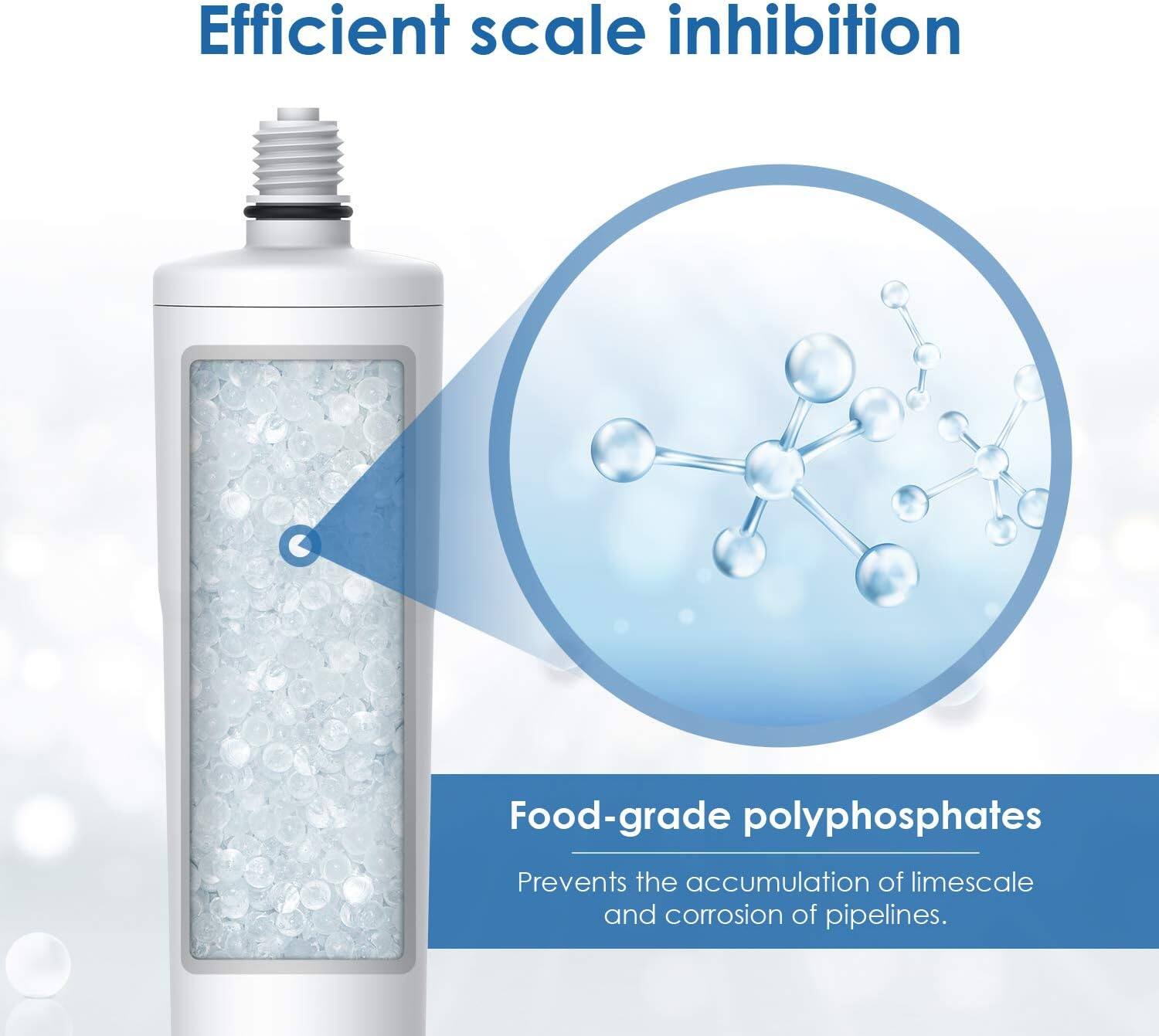 Efficient scale inhibition

Food-grade polyphosphates

Prevents the accumulation of limescale and corrosion of pipelines.
