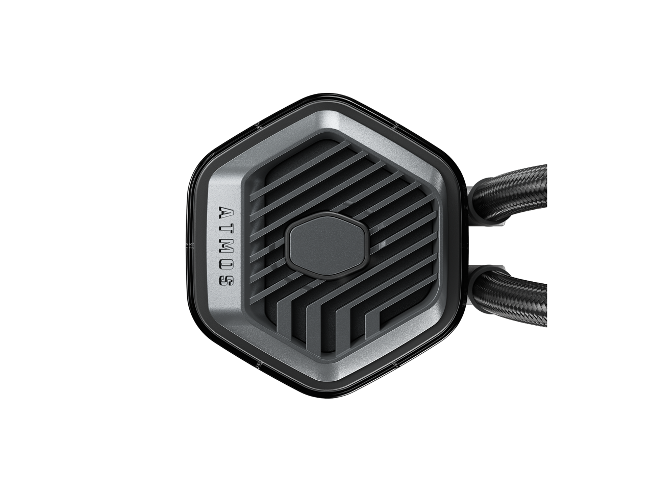 Alt View 2. Cooler Master - Cooler Master 240 Atmos Stealth AIO, R9|i7 Pump, Custom Cover, AM5/4, LGA 1851|1700 - Stealth.