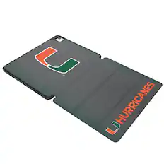 Front. Keyscaper - Miami Hurricanes iPad Case - 13in Pro M4 - Black.