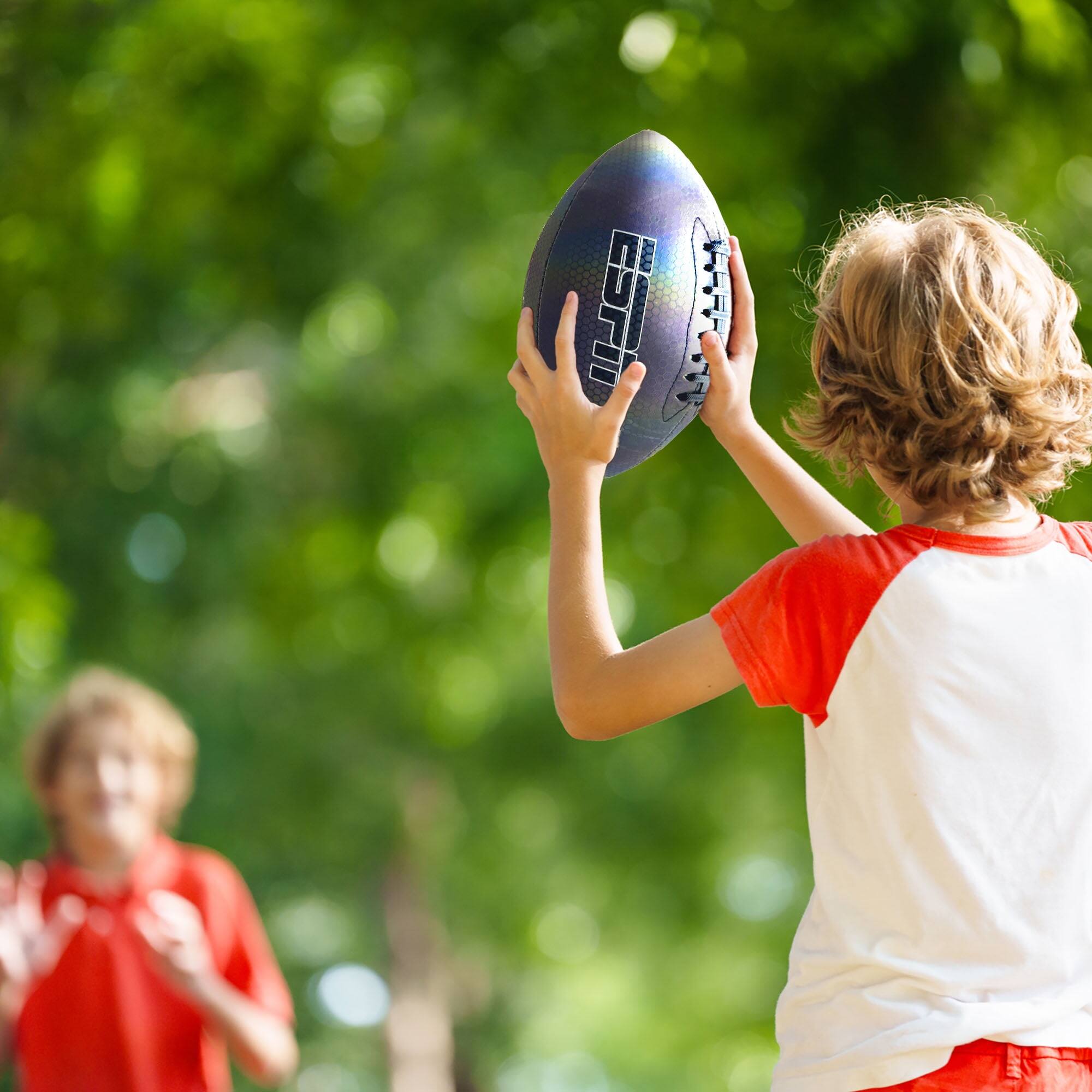 Alt View 3. ESPN - ESPN Holo - Football Junior - black.