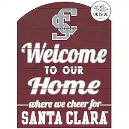 Jardine - Santa Clara Broncos 16'' x 22'' Marquee Sign - Maroon