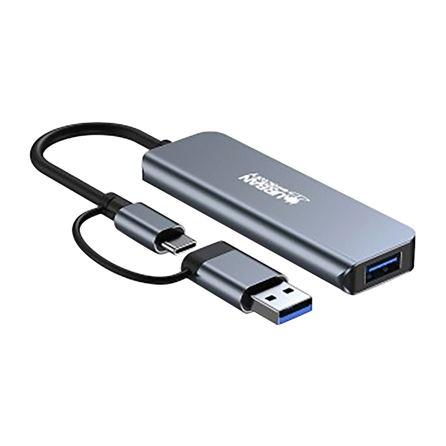 Alt View 1. Urban Factory - Urban Factory Mhc35uf Minee Dual Usb-a/usb-c 4-port Hub.