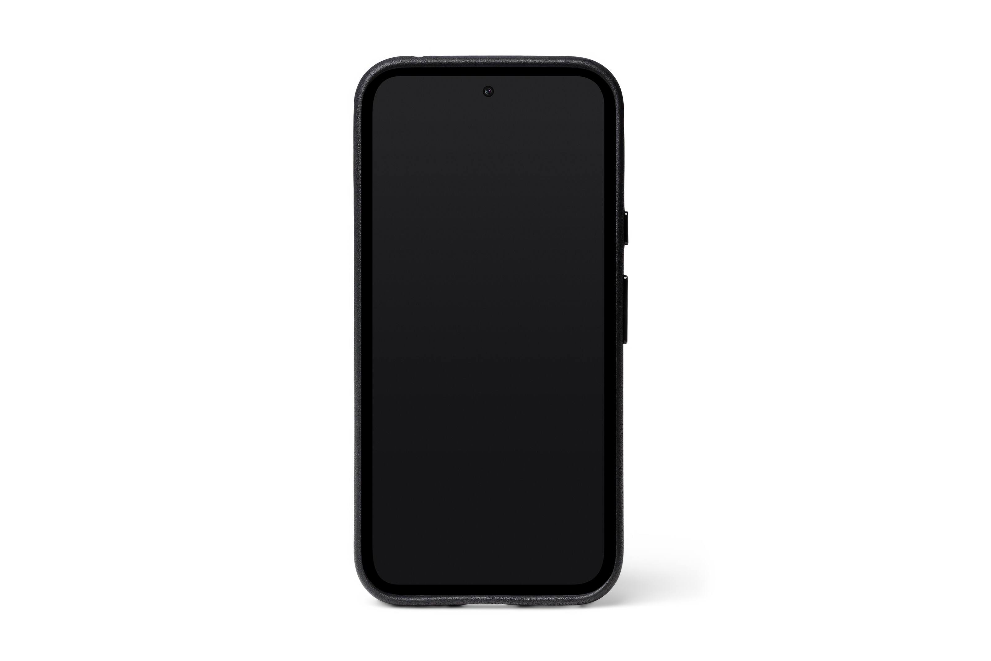 Left. Bellroy - Google Pixel 8A Leather Phone Case - Black.