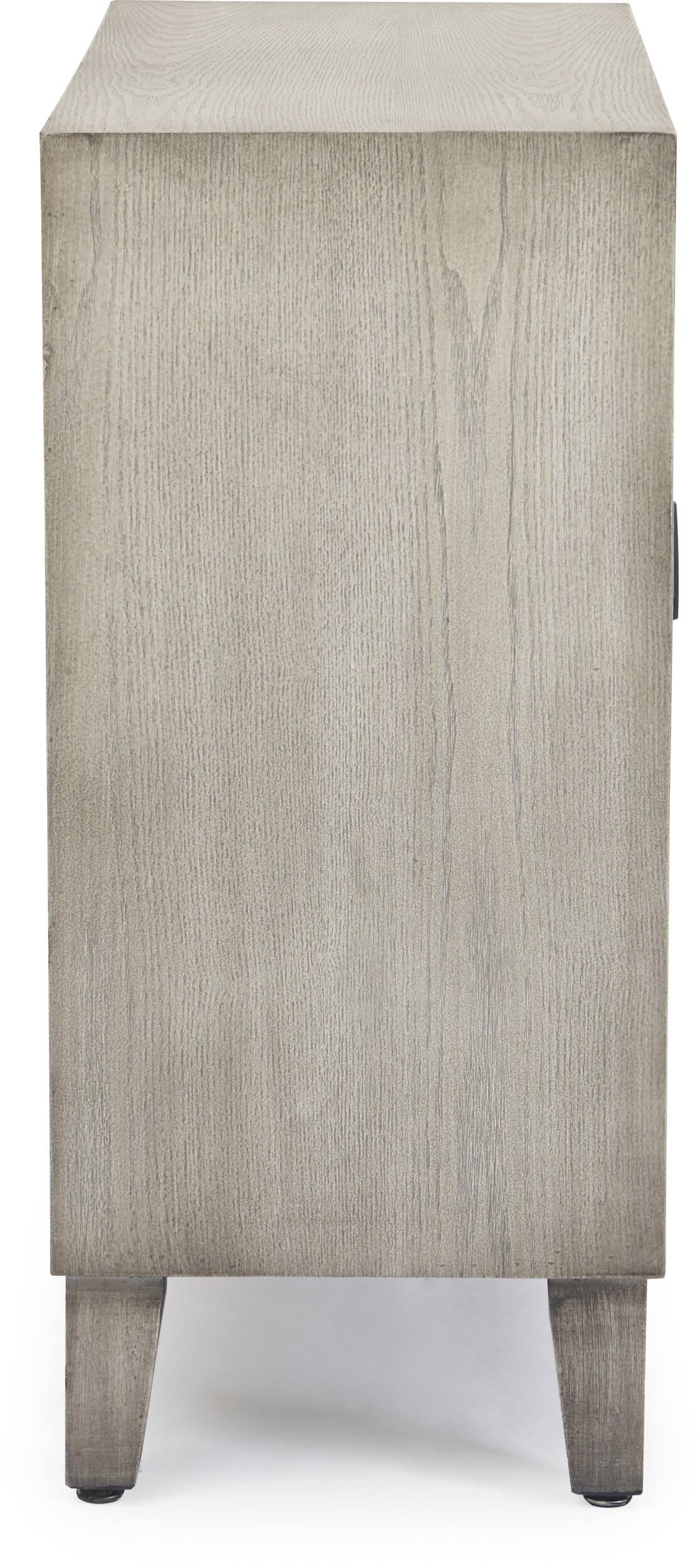 Alt View 13. Finch - Friedman Bar 2-Door Cabinet with Wine Storage - Gray.