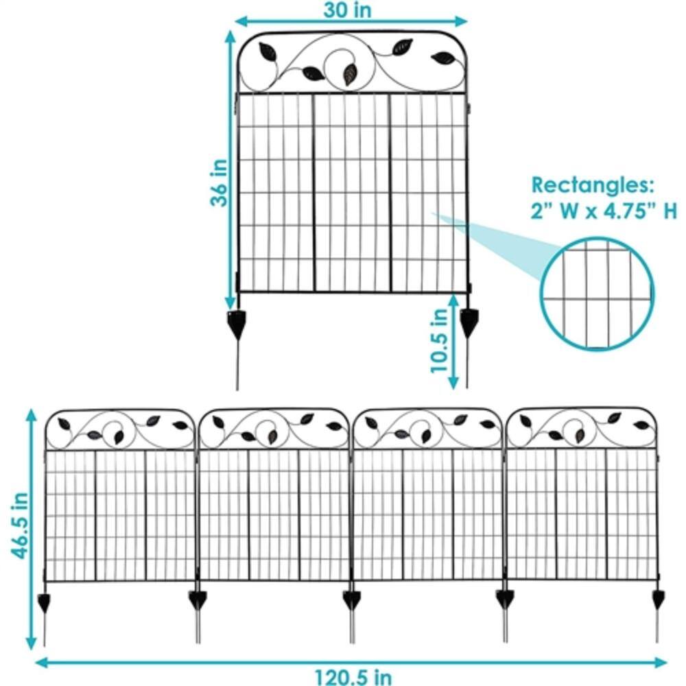 30 in  
36 in  
10.5 in  
46.5 in  
120.5 in  

Rectangles:  
2" W x 4.75" H