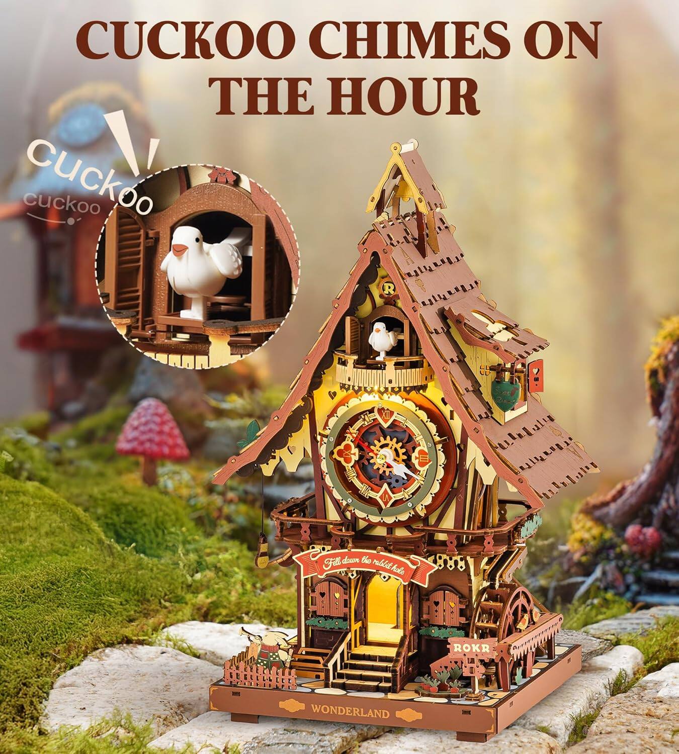 CUCKOO CHIMES ON THE HOUR

CUCKOO CUCKOO R XII

ROKR WONDERLAND