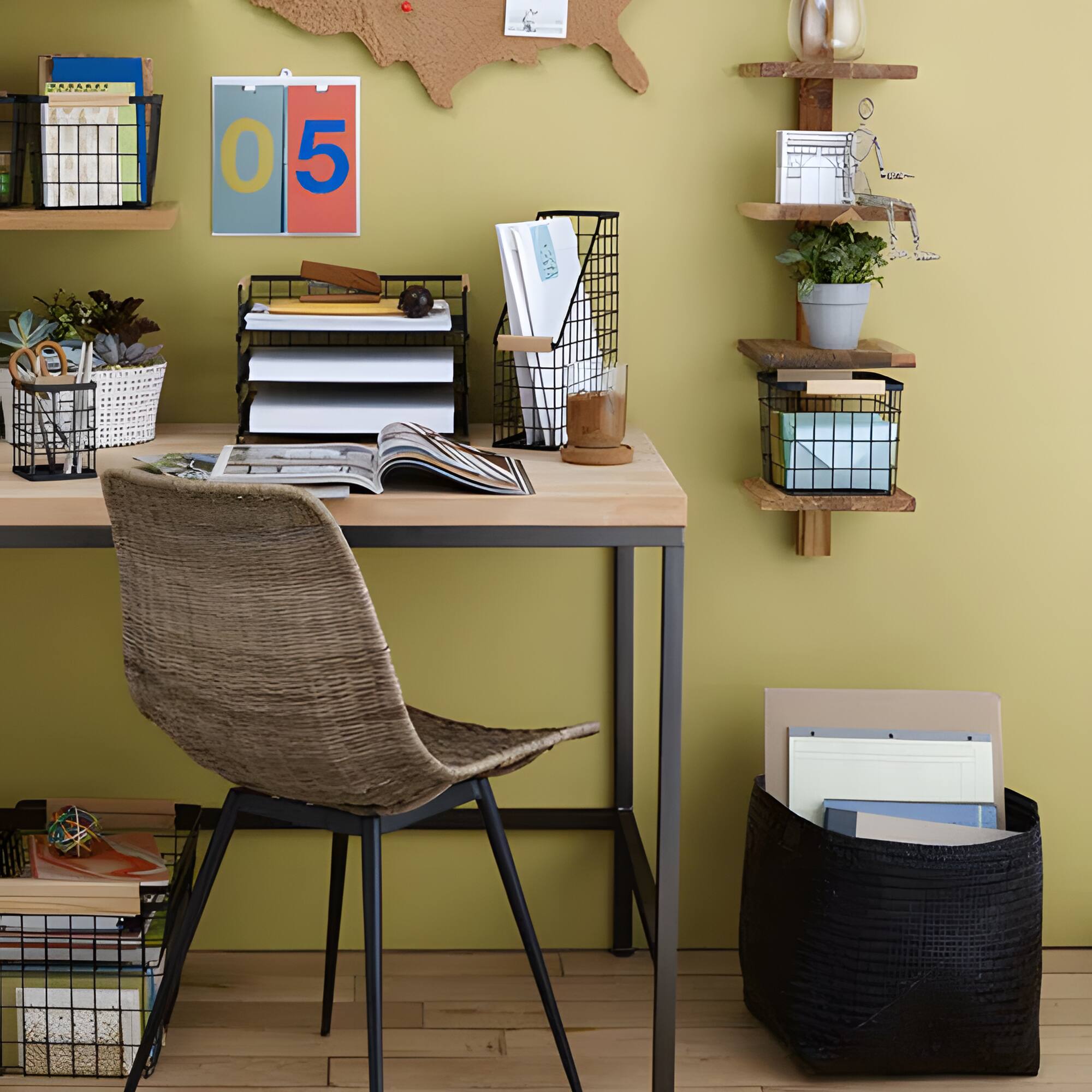 Alt View 2. texxture - texxture 4 Shelf Floating Wall Shelves Column Shelving, Takara Small, Teak Wood - Natural.