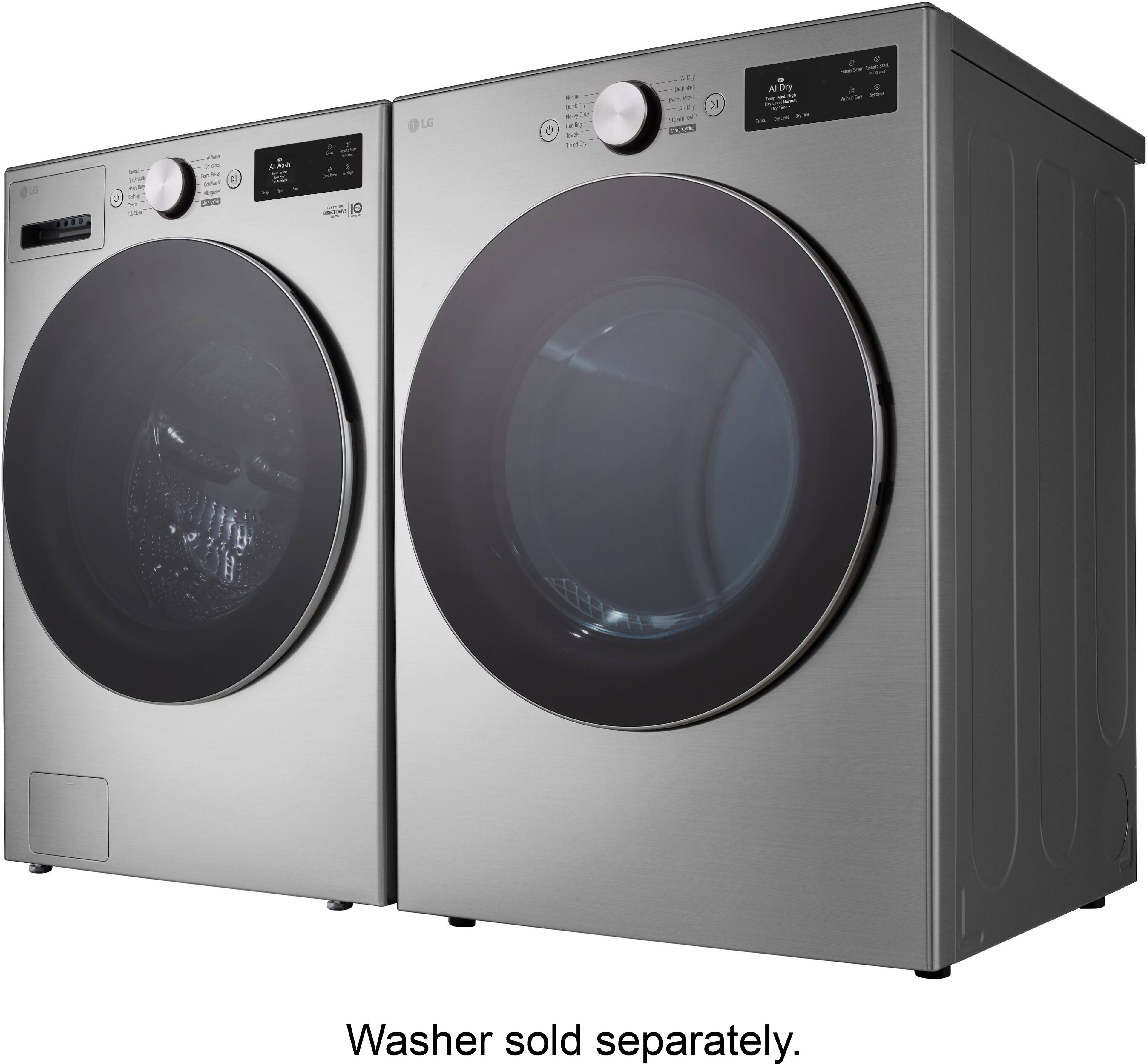 LG 2 - - - I sa - - . - - - - - - San A N All ADry - - . . - - a a - - a - -  ... Washer sold separately.
