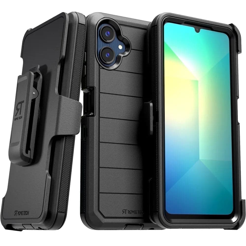 RomeTech - Defender Case for Samsung Galaxy A16 - Black