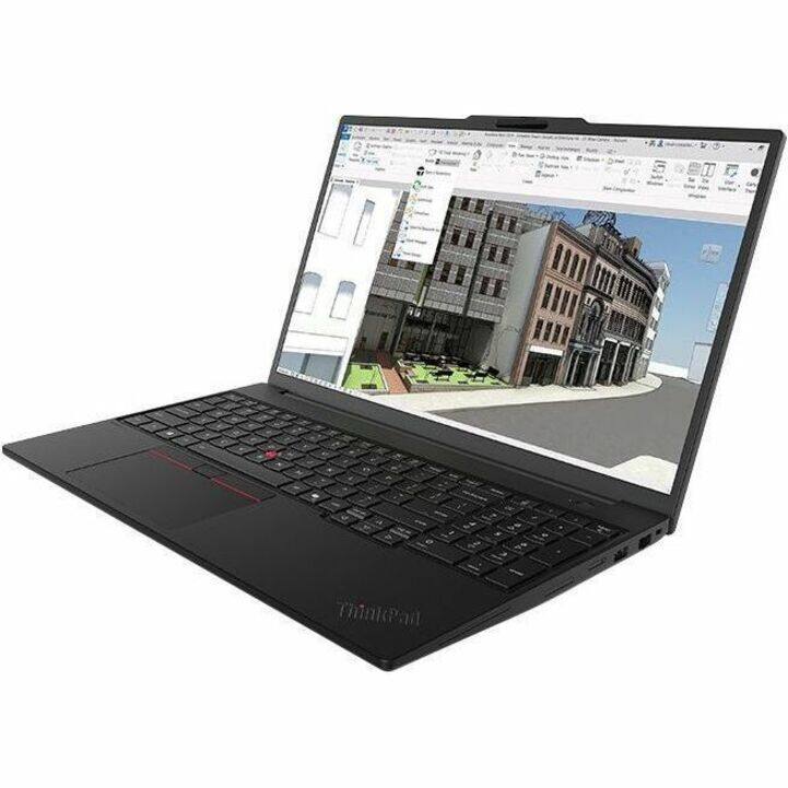Alt View 1. Lenovo - Lenovo ThinkPad P16s Gen 5 21XE0047US 16" Copilot+ PC Mobile Workstation - WUXGA - 60 Hz - Intel Core Ultra 7 Series 3 - Black.