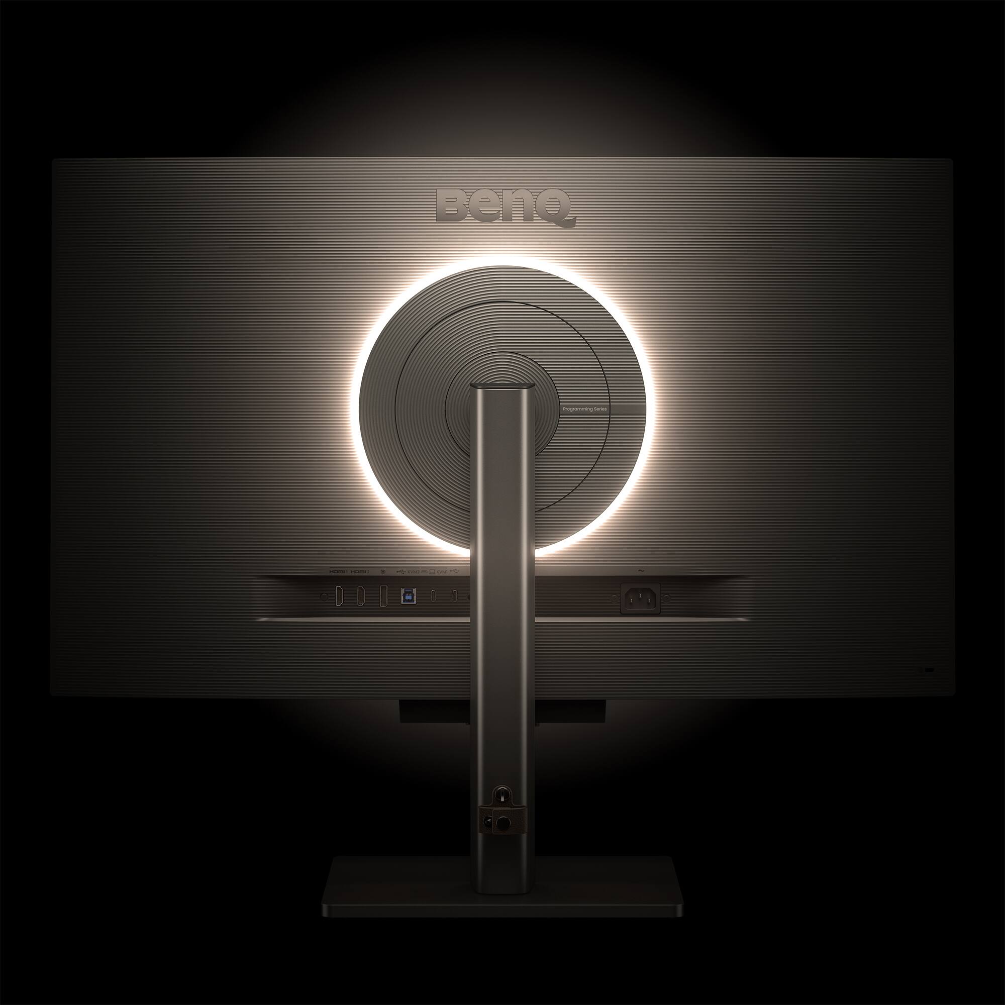 Alt View 19. BenQ - RD320U 31.5" IPS LED 4K Programming Monitor with MoonHalo Backlight (HDMI/DP/USB-C 90W) - Black.