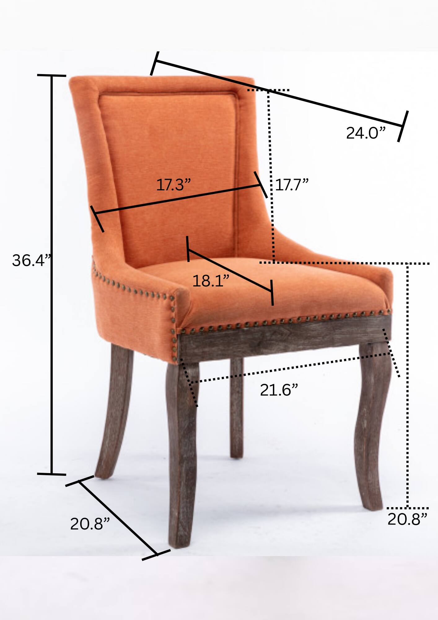 24.0"  
17.3"  
17.7"  
36.4"  
18.1"  
21.6"  
20.8"  
20.8"