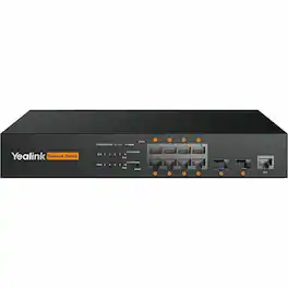 Yealink - RCH80 Ethernet Switch - 8 Ports - Manageable - Gigabit Ethernet - 10/100/1000Base-T, 1000Base-X - 2 Layer - Unknown